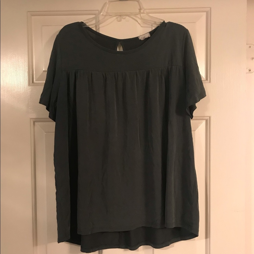 Dark Green Top
